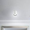 LED taškinis šviestuvas, 10W, apvalus, plastikinis, baltas