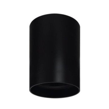 LED taškinis šviestuvas, 10W, apvalus, plastikinis, juodas