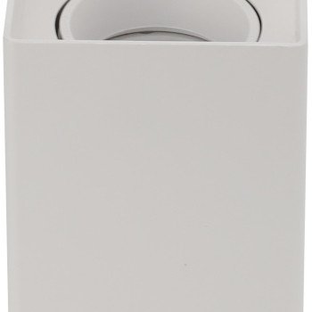 LED taškinis šviestuvas, 10W, kvadratinis, plastikinis, baltas