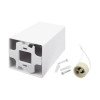 LED taškinis šviestuvas, 10W, kvadratinis, plastikinis, baltas LED taškinis šviestuvas, 10W, kvadratinis, plastikinis, baltas