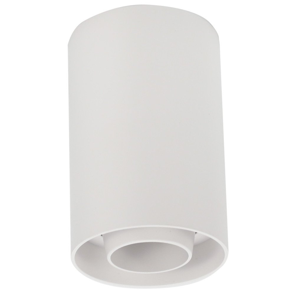 LED taškinis šviestuvas, apvalus, plastikinis, baltas