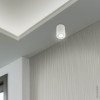 LED taškinis šviestuvas, apvalus, plastikinis, baltas