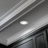 LED taškinis šviestuvas, IP65, apvalus, baltas, apskritimas