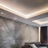 LED taškinis šviestuvas, IP65, apvalus, nikelio, apskritimas