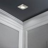 LED taškinis šviestuvas, IP65, kvadratinis, nikelio, apskritimas LED taškinis šviestuvas, IP65, kvadratinis, nikelio, apskritimas