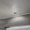 LED taškinis šviestuvas, apvalus, baltas/juodas, apskritimas