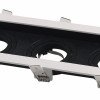 LED taškinis šviestuvas, kvadratinis, baltas/juodas, 3 lizdai