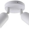 LED taškinis šviestuvas, plastikinis, 2xGU10, baltas