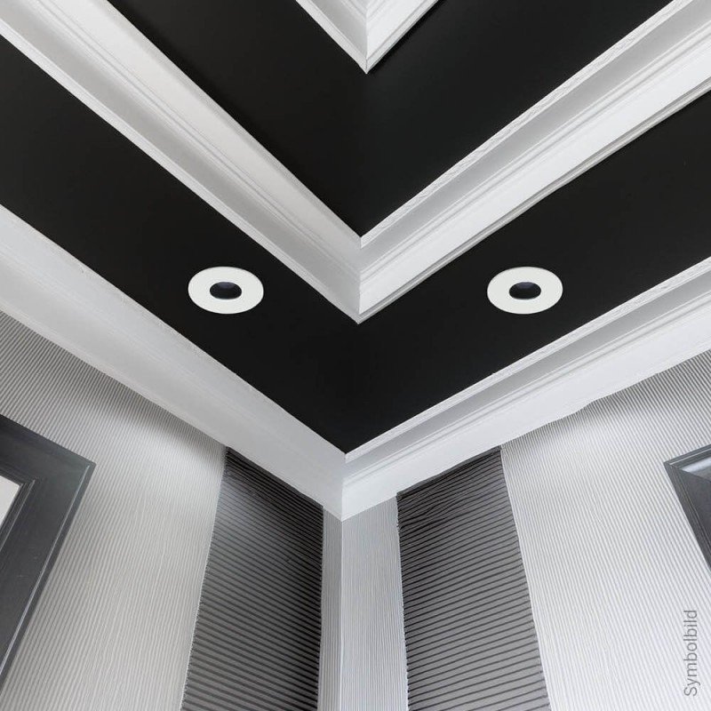 LED taškinis šviestuvas, apvalus, baltas, apskritimas