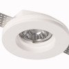 LED lubų šviestuvas, apvalus, gipsinis, be reflektoriaus