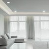 LED lubų šviestuvas, apvalus, gipsinis, be reflektoriaus