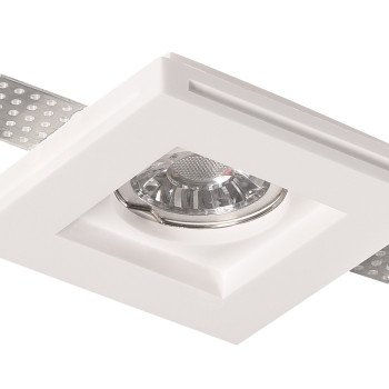 LED lubų šviestuvas, kvadratinis, gipsinis, kvadratinis