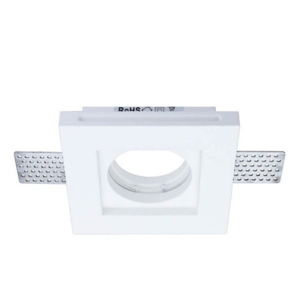 LED lubų šviestuvas, kvadratinis, gipsinis, kvadratinis