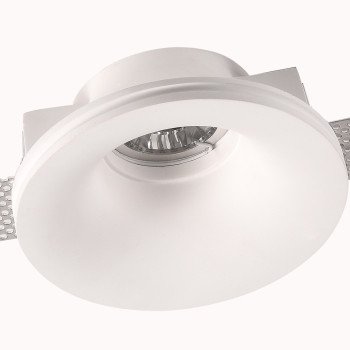 LED lubų šviestuvas, apvalus, gipsinis