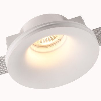 LED lubų šviestuvas, apvalus, gipsinis