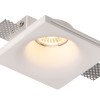 LED lubų šviestuvas, kvadratinis, gipsinis, apvalus