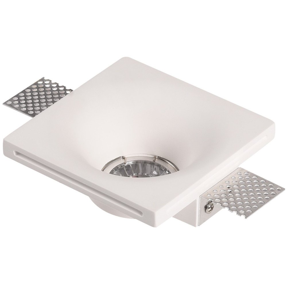 LED lubų šviestuvas, kvadratinis, gipsinis, apvalus