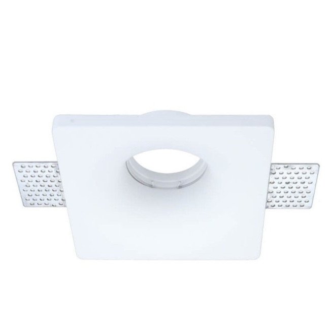 LED lubų šviestuvas, kvadratinis, gipsinis, apvalus