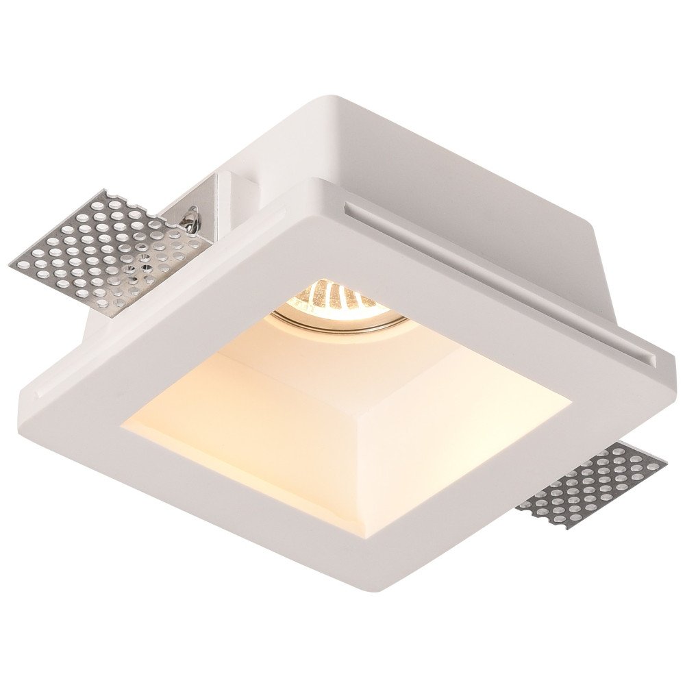 LED lubų šviestuvas, kvadratinis, gipsinis, 1 lizdas LED lubų šviestuvas, kvadratinis, gipsinis, 1 lizdas