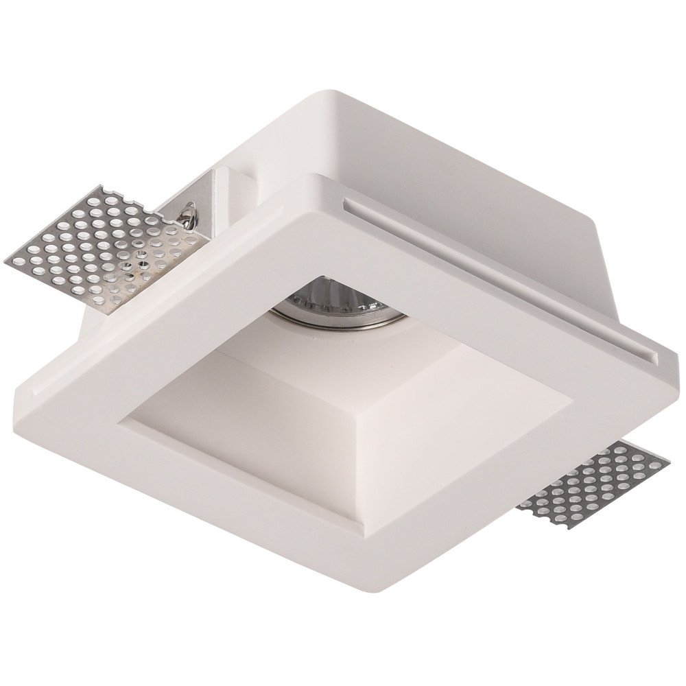 LED lubų šviestuvas, kvadratinis, gipsinis, 1 lizdas LED lubų šviestuvas, kvadratinis, gipsinis, 1 lizdas