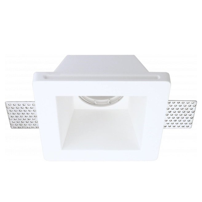 LED lubų šviestuvas, kvadratinis, gipsinis, 1 lizdas LED lubų šviestuvas, kvadratinis, gipsinis, 1 lizdas