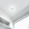 LED lubų šviestuvas, kvadratinis, gipsinis, 1 lizdas LED lubų šviestuvas, kvadratinis, gipsinis, 1 lizdas