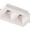 LED lubų šviestuvas, kvadratinis, gipsinis, 2 lizdai LED lubų šviestuvas, kvadratinis, gipsinis, 2 lizdai