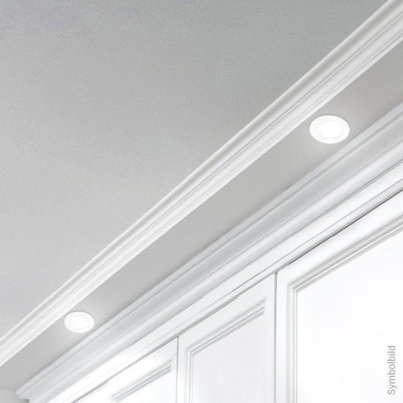 LED lubų šviestuvas, apvalus, gipsinis, matinis stiklas LED lubų šviestuvas, apvalus, gipsinis, matinis stiklas