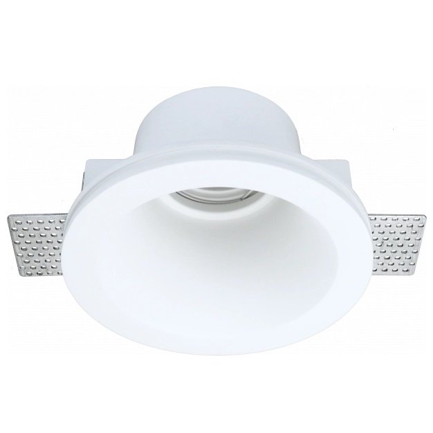 LED lubų taškinis šviestuvas, apvalus, gipsinis, matinis stiklas