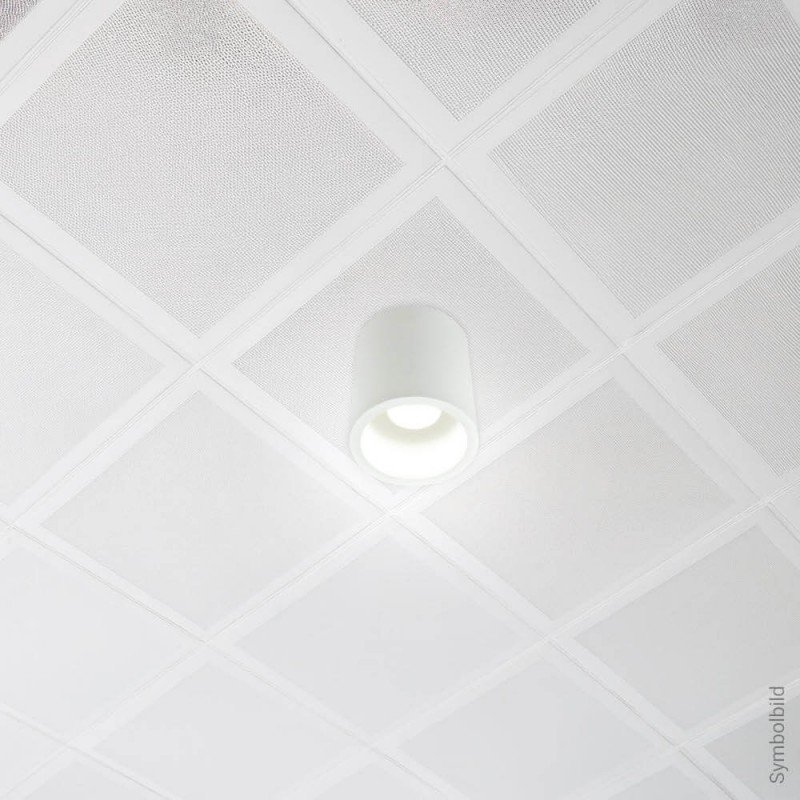 LED lubų šviestuvas, apvalus, baltas