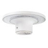 LED sieninis šviestuvas, baltas, 12W, 1200Lm, šilta balta šviesa