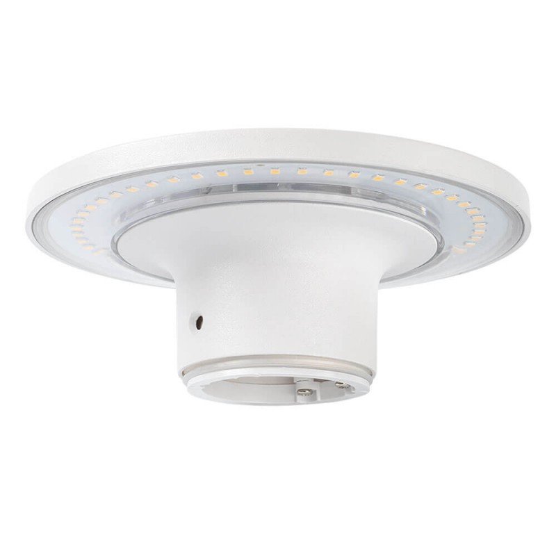 LED sieninis šviestuvas, baltas, 12W, 1200Lm, šilta balta šviesa