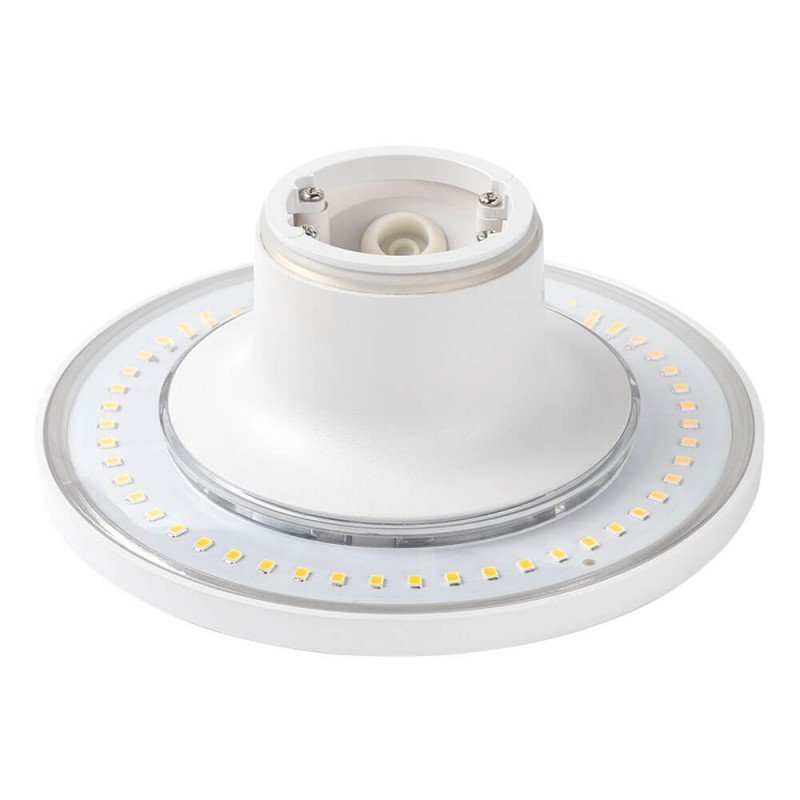 LED sieninis šviestuvas, baltas, 12W, 1200Lm, šilta balta šviesa