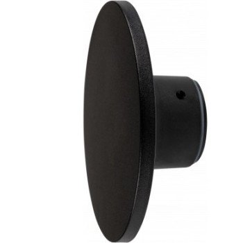 LED sieninis šviestuvas, juodas, 12W, 1200Lm, šilta balta šviesa