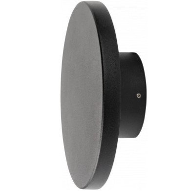 LED sieninis šviestuvas, juodas, 12W, 670Lm, šilta balta šviesa