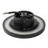 LED sieninis šviestuvas, juodas, 12W, 670Lm, šilta balta šviesa