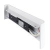 LED sieninis šviestuvas, baltas, 12W, 600Lm, šilta balta šviesa LED sieninis šviestuvas, baltas, 12W, 600Lm, šilta balta šviesa