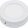 LED paviršinė panelė, apvali, 6W, šalta balta šviesa