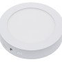 LED paviršinė panelė, apvali, 12W, neutrali balta šviesa