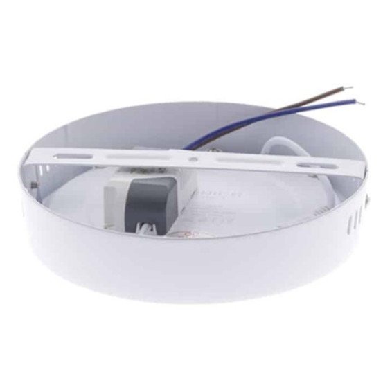 LED paviršinė panelė, apvali, 12W, neutrali balta šviesa