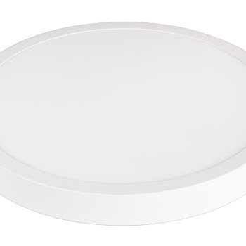 LED paviršinė panelė, apvali, 24W, šalta balta šviesa