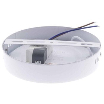 LED paviršinė panelė, apvali, 24W, neutrali balta šviesa