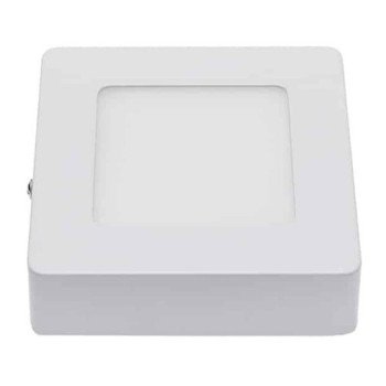 LED paviršinė panelė, kvadratinė, 6W, neutrali balta šviesa