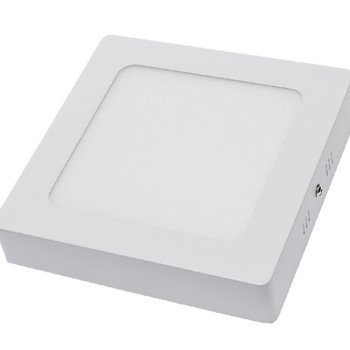 LED paviršinė panelė, kvadratinė, 12W, neutrali balta šviesa