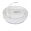 LED paviršinė panelė, apvali, AC180-265V, 24W, šilta balta šviesa