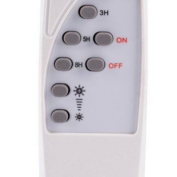 LED lempa, 8W, su saulės panele, šalta balta šviesa