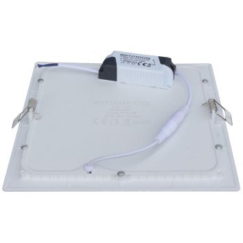 LED įmontuojamas modulis, kvadratinis, 18W, šilta balta šviesa
