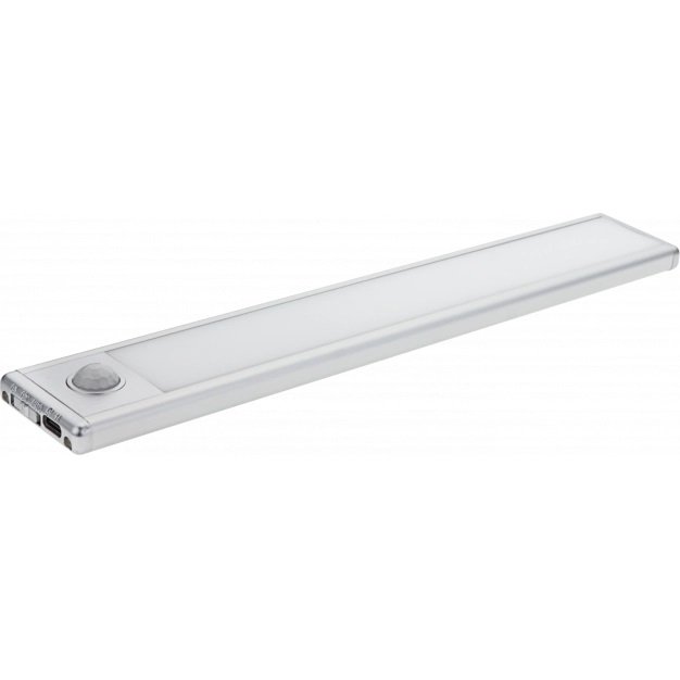 LED šviestuvas, 1.5W, PIR jutiklis, baltas, šilta balta šviesa
