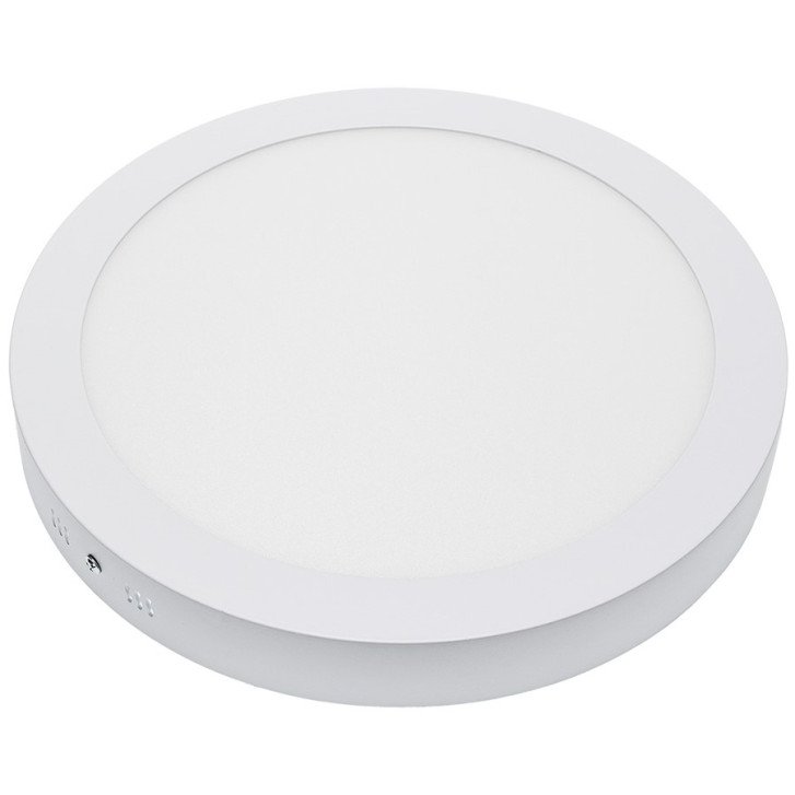 LED paviršinė panelė, apvali, AC85-260V, 24W, šilta balta šviesa LED paviršinė panelė, apvali, AC85-260V, 24W, šilta balta šviesa