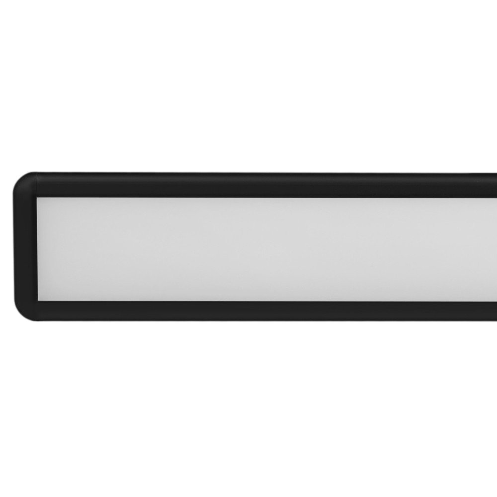 LED šviestuvas, 3.5W, PIR jutiklis, juodas, šilta balta šviesa